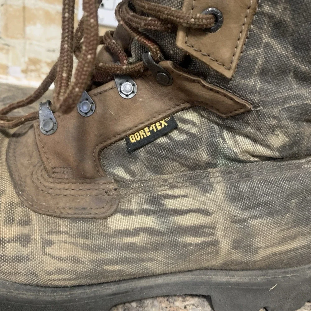 Rocky Gore Tex Camo Boots Sz 11.5 Mens Thinsulate Tall Bobcat Hi 1000 Gr 8927